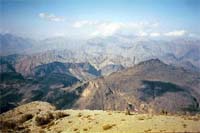Hajar Mountains in Oman